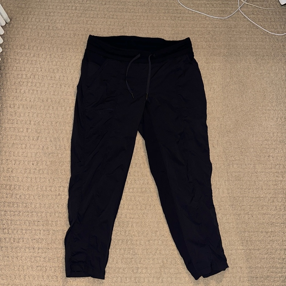 Lululemon parachute fabric navy blue joggers